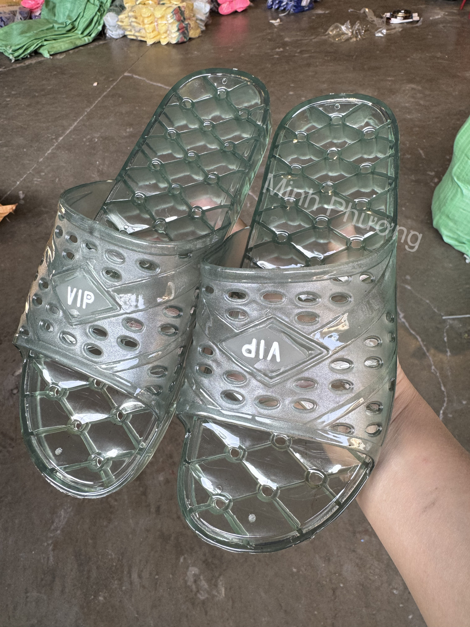 Dép Vip Nhựa Trong mang trong nhà Minh Phương - Hình ảnh 4