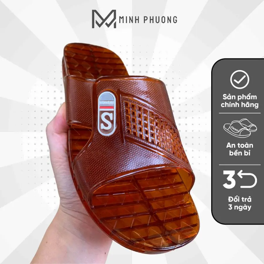 Dép nhựa trong suốt mang trong nhà cho nam – Sự lựa chọn tối ưu từ Xưởng Minh Phương- Sale 21% - Hình ảnh 3