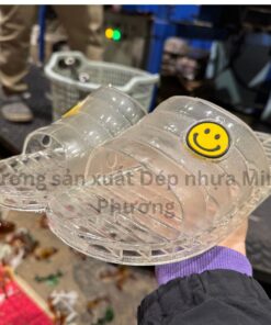 Alternative view of Dép Mặt Cười Nhựa Trong Minh Phương– Dép mang trong nhà chống trơn trượt tiết kiệm 16%