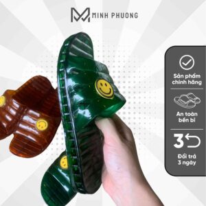 Dép mặt cười nhựa trong Minh Phương