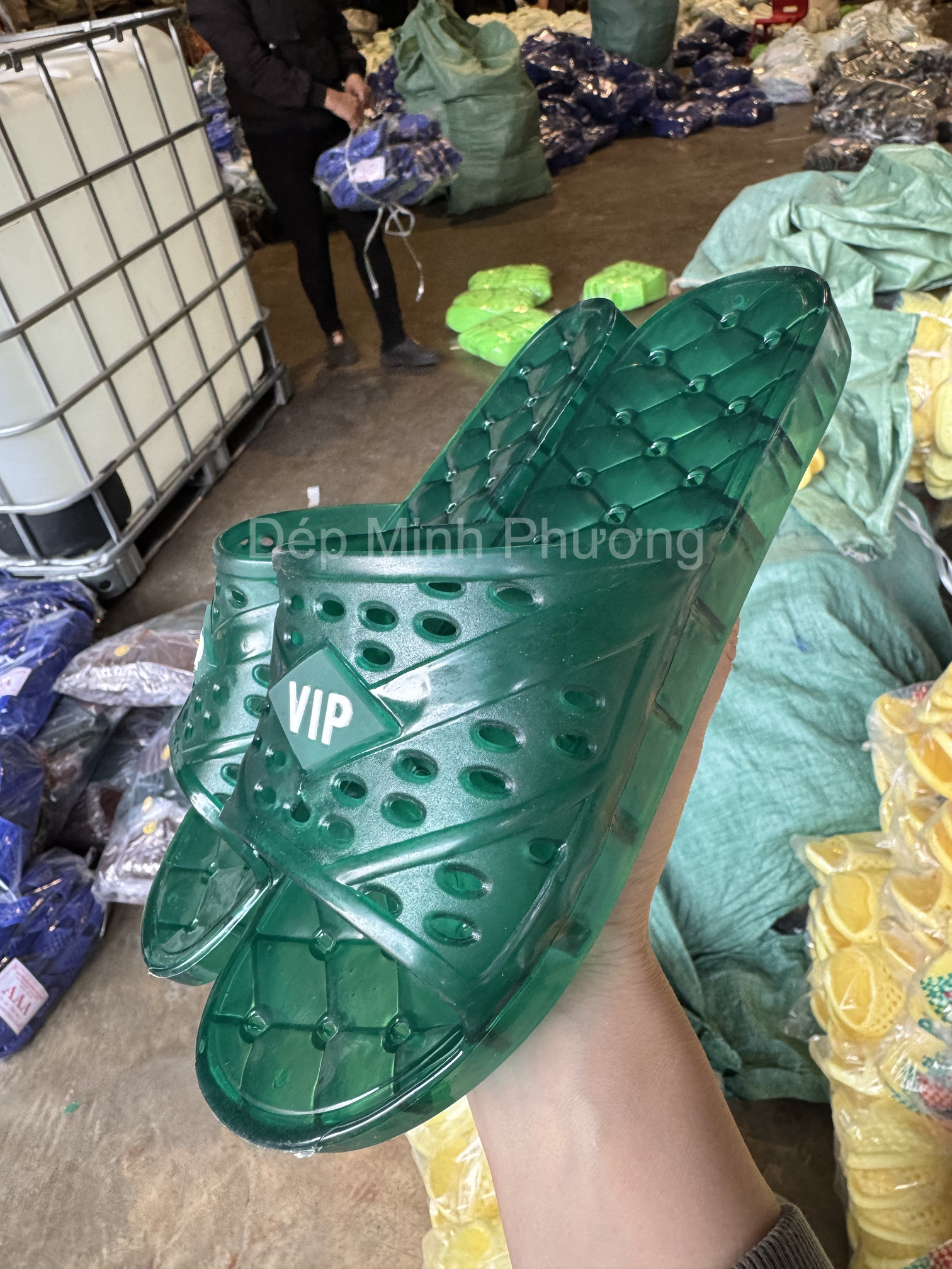 Dép Vip Nhựa Trong mang trong nhà Minh Phương - Hình ảnh 7
