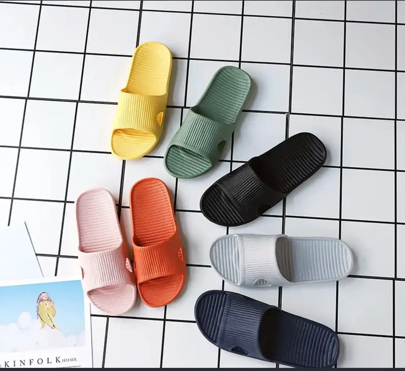 Dép Đi Trong Nhà Unisex Siêu Nhẹ – Êm Ái & Thời Trang Tiết kiệm 27% - Hình ảnh 2